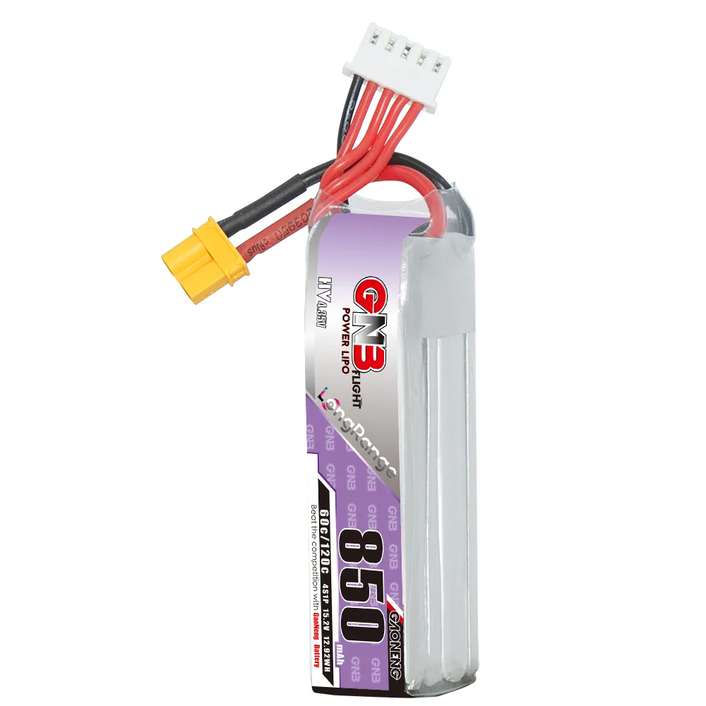 GAONENG GNB LiPo Battery 850mA - đánh giá và giá Drone Battery Connector