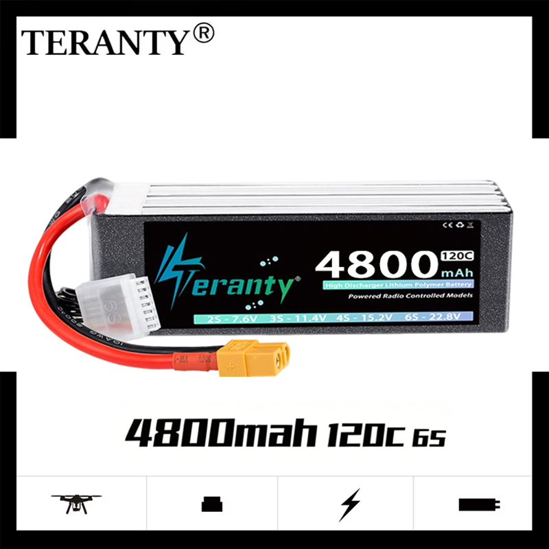 TERANTY 6S 4800mAh Lipo Batter - đánh giá và giá Drone Battery Connector