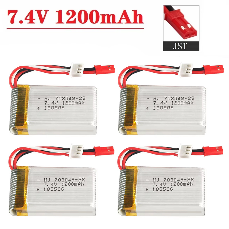 Pin Lipo 2S 7.4 V 1200MAh 7030 - đánh giá và giá Drone Battery Connector