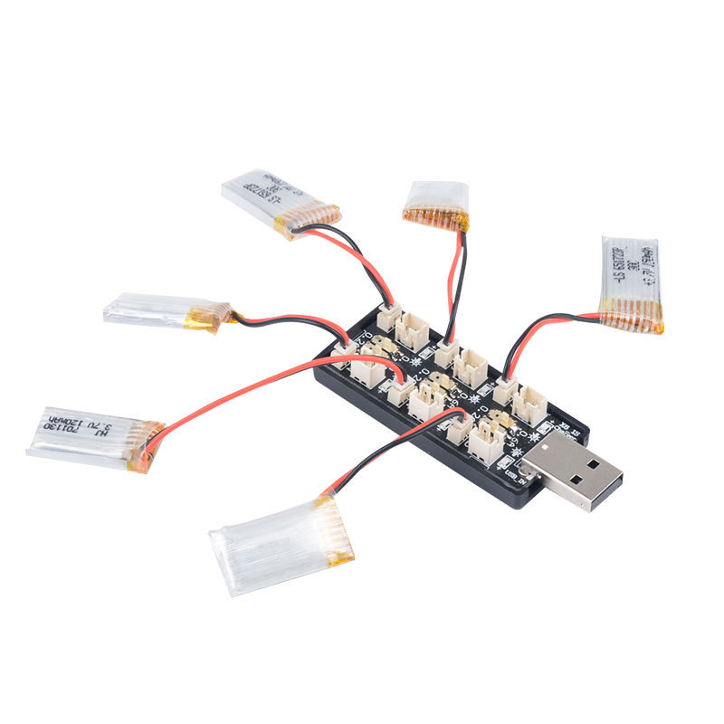 6CH USB 1S LiPo/LiHv 3.7V/4.2V - đánh giá và giá Drone Battery Connector