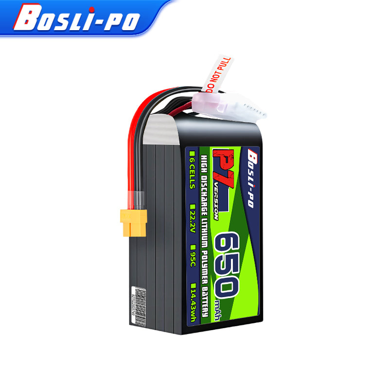 Boslipo P7 Version 650mAh 95C  - đánh giá và giá Drone Battery 3S