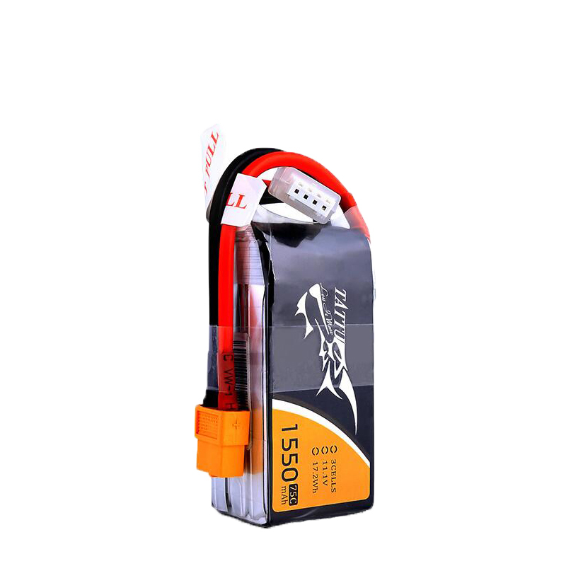 TATTU 3S 11.1V 1550mAh 75C LiP - đánh giá và giá Drone Battery Connector