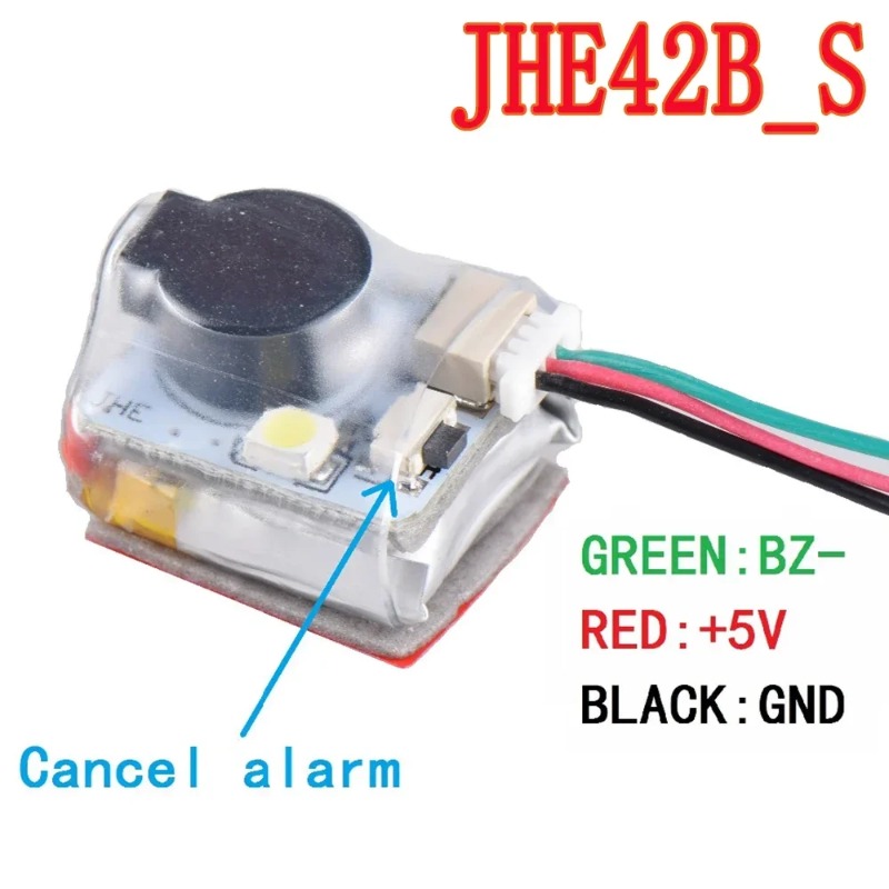 JHEMCU JHE42B/ JHE42B_S Finder - đánh giá và giá Drone Battery Alarm